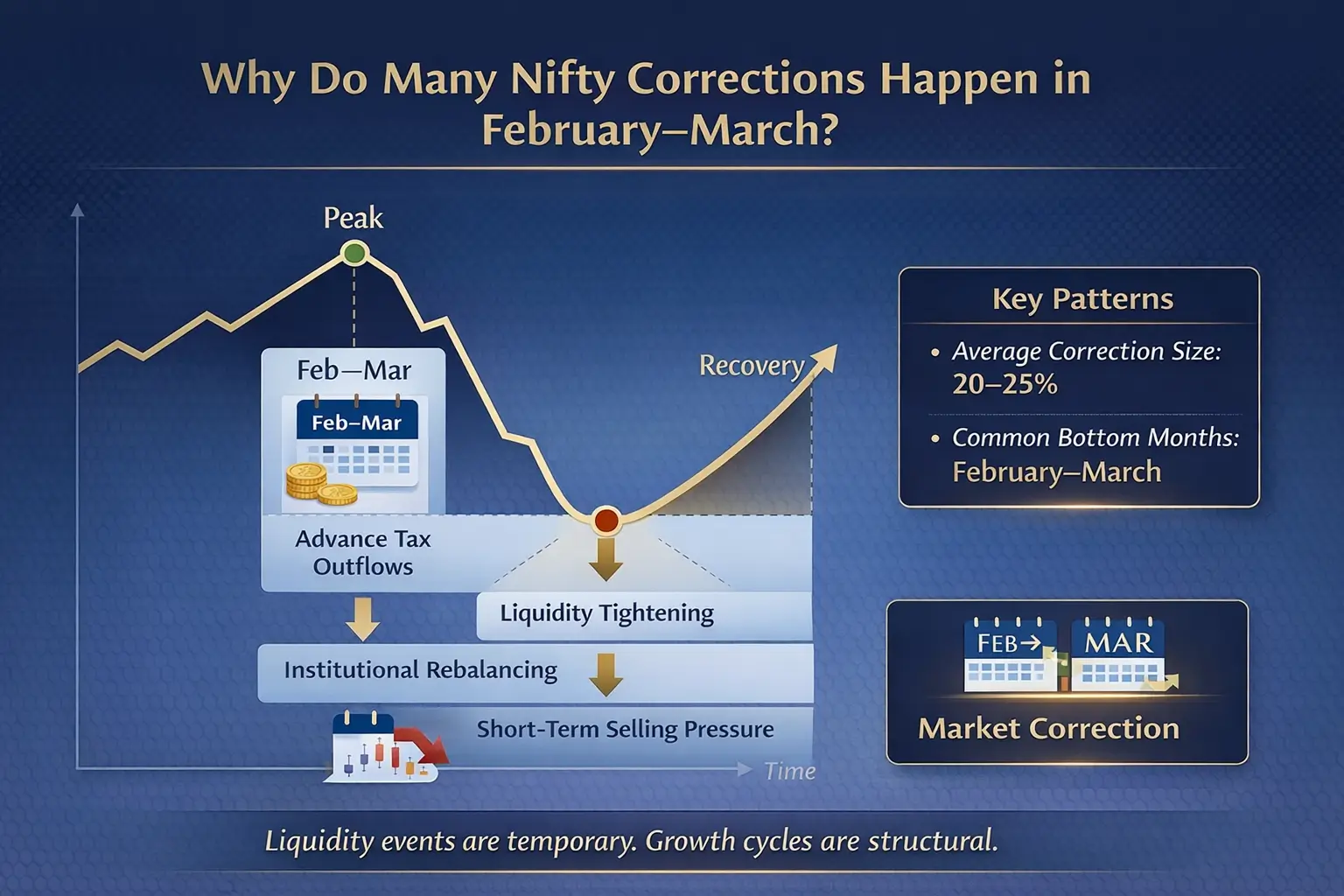 Nifty corrections in February–March explained